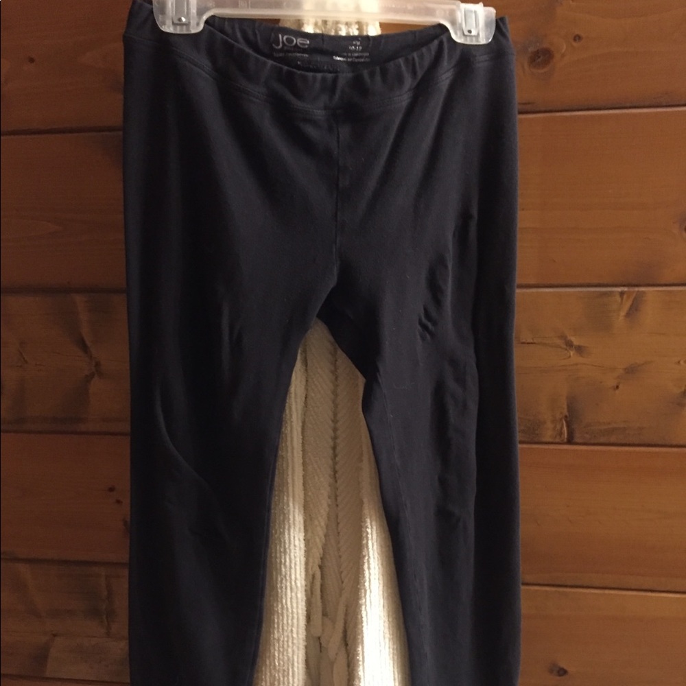 Kids Capri Black Leggings